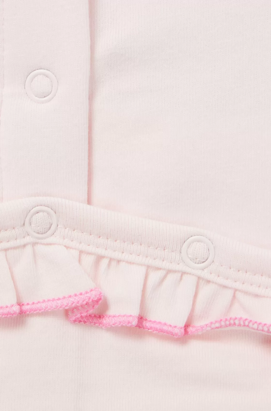 HUGO BOSS Baby Playsuit In Cotton With Printed Logo And Artwork light pink Best Sale