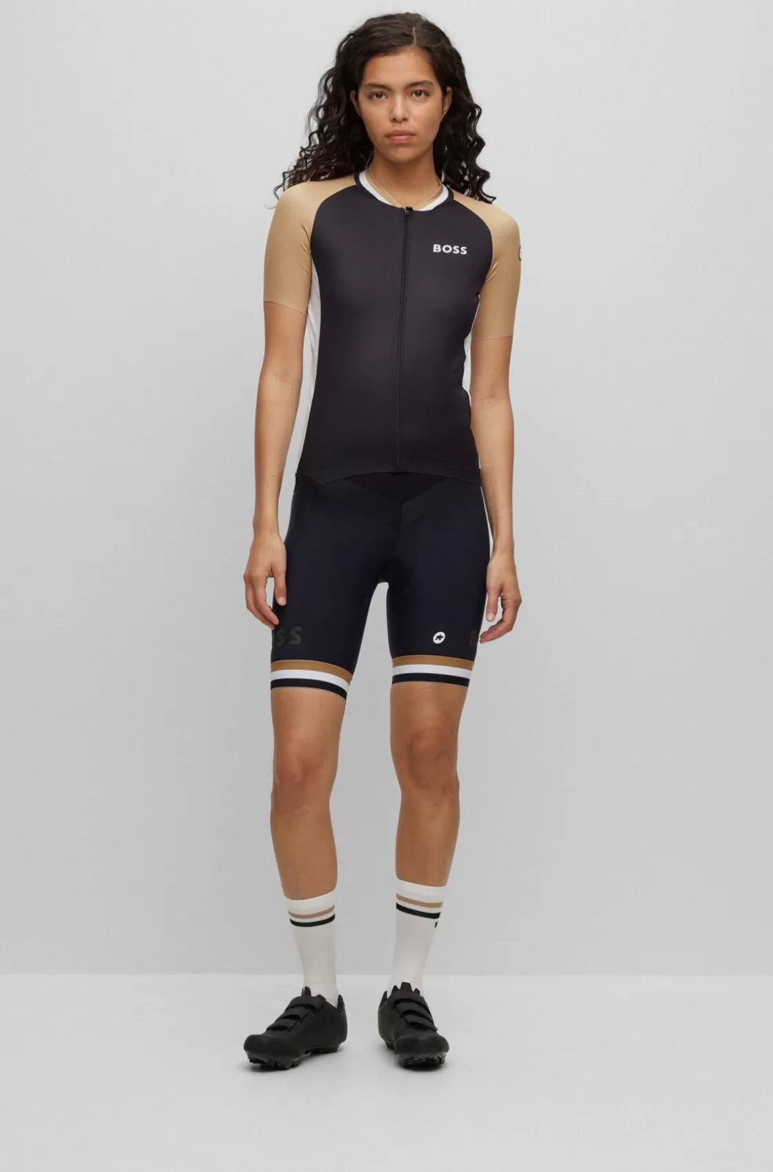 HUGO BOSS BOSS X ASSOS Branded UPF50+ Jersey Top With Three Rear Pockets Black Outlet