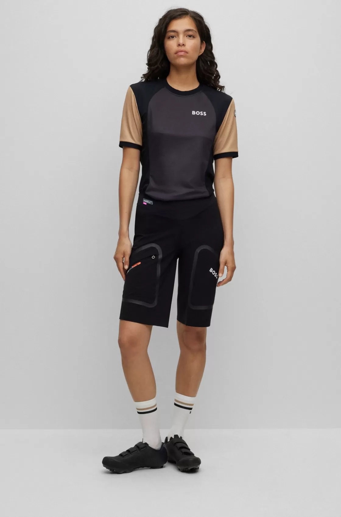 HUGO BOSS BOSS X ASSOS Regular-fit UPF35 Jersey Top With Branding Black Online
