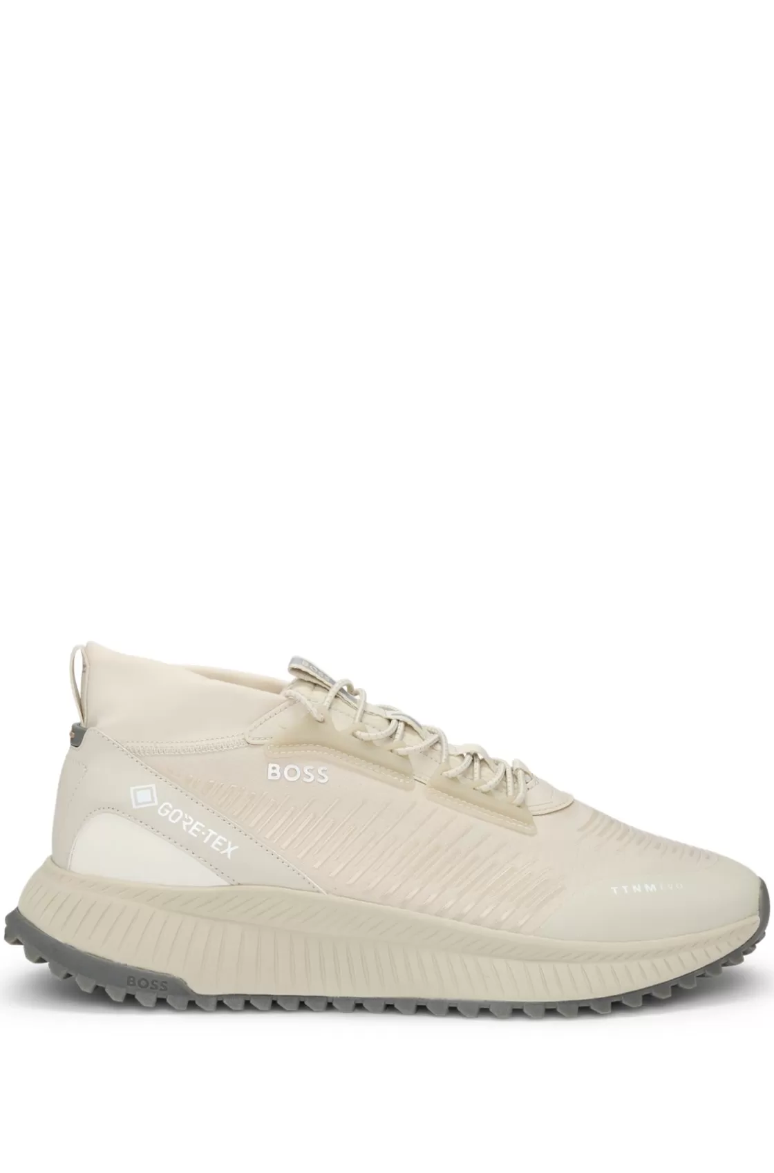 HUGO BOSS BOSS X GORE-TEX® TTNM EVO Trainers With Waterproof Finish Light Beige Clearance