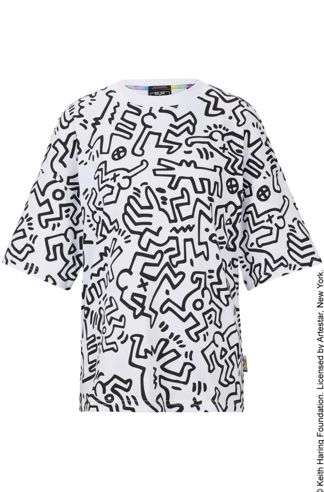 HUGO BOSS BOSS X Keith Haring Gender-neutral Graphic T-shirt In Cotton Jersey White Store