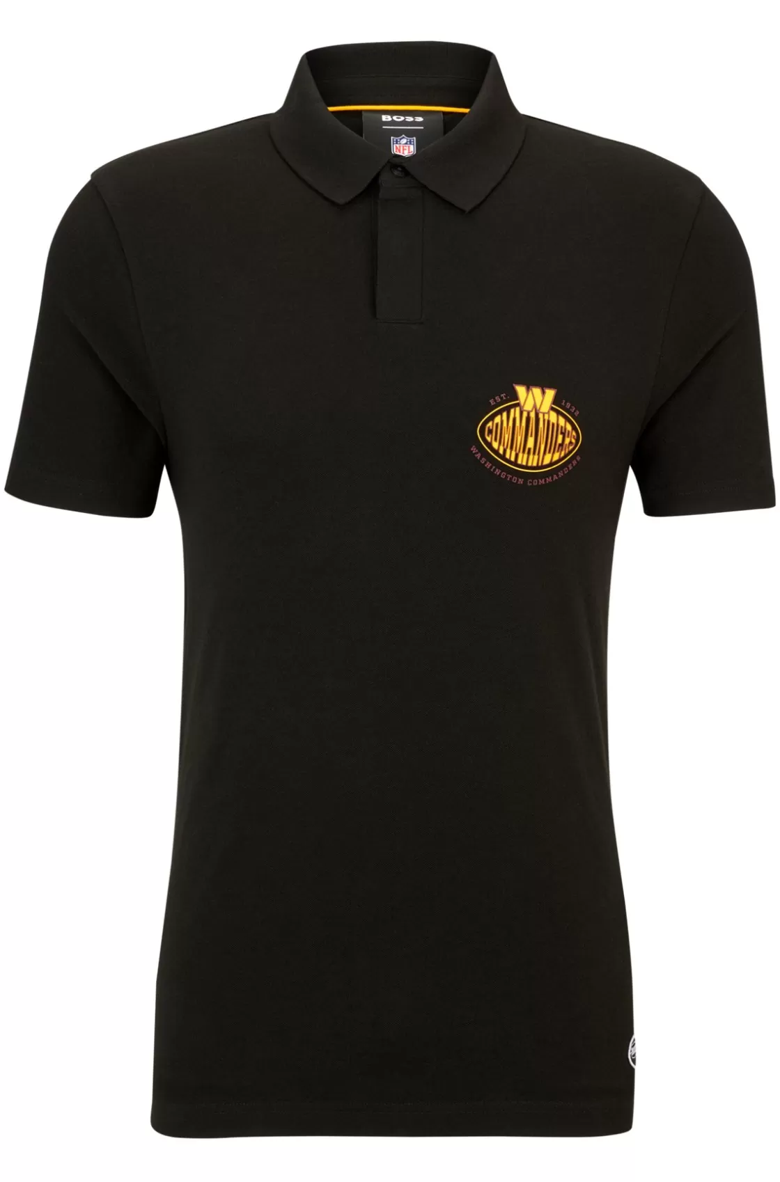 HUGO BOSS BOSS X NFL Cotton-piqué Polo Shirt With Collaborative Branding Commanders Sale