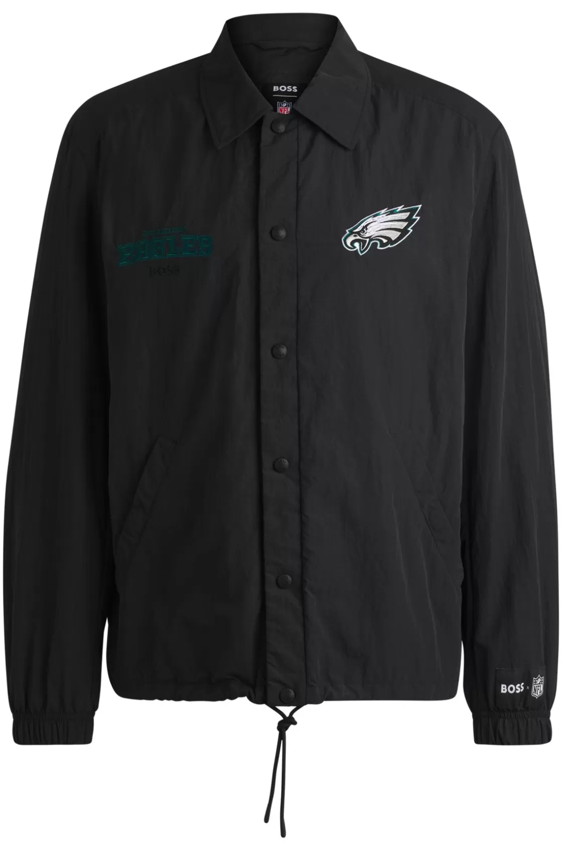 HUGO BOSS BOSS X NFL Water-repellent Jacket With Embroidered Branding Eagles Sale