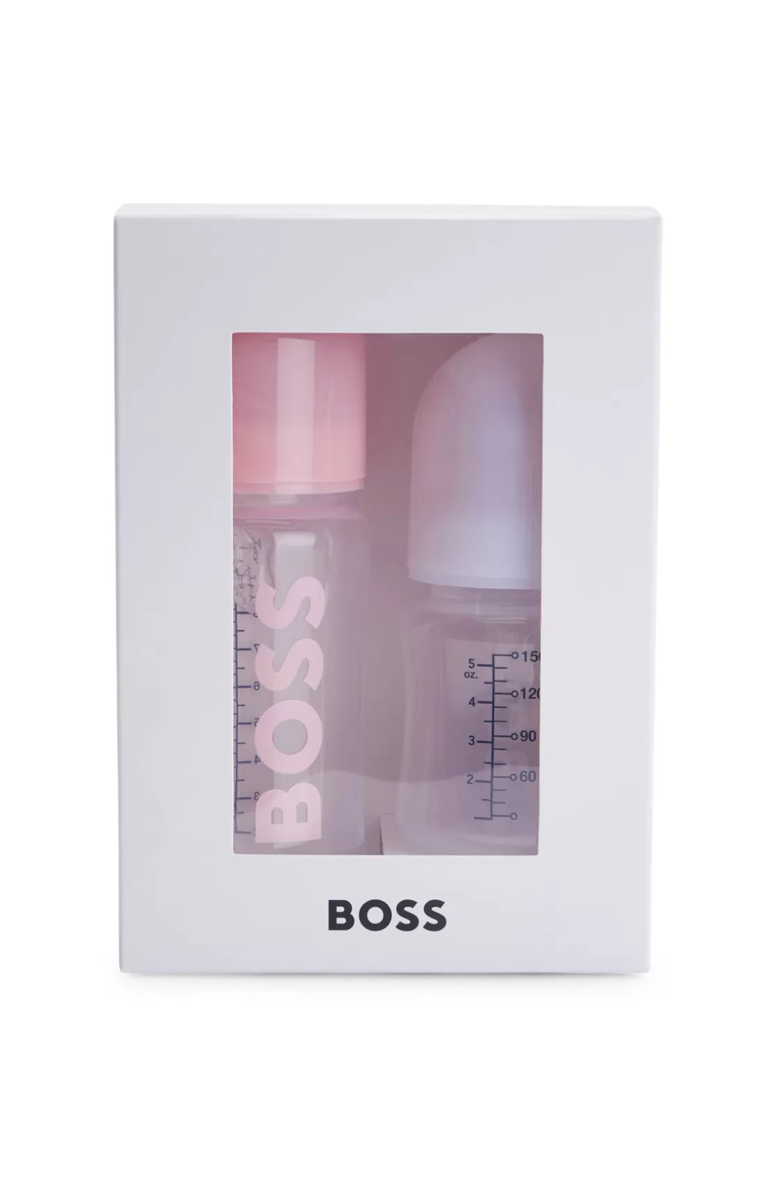 HUGO BOSS Gift-boxed Set Of Two BPA-free Baby Bottles light pink Fashion