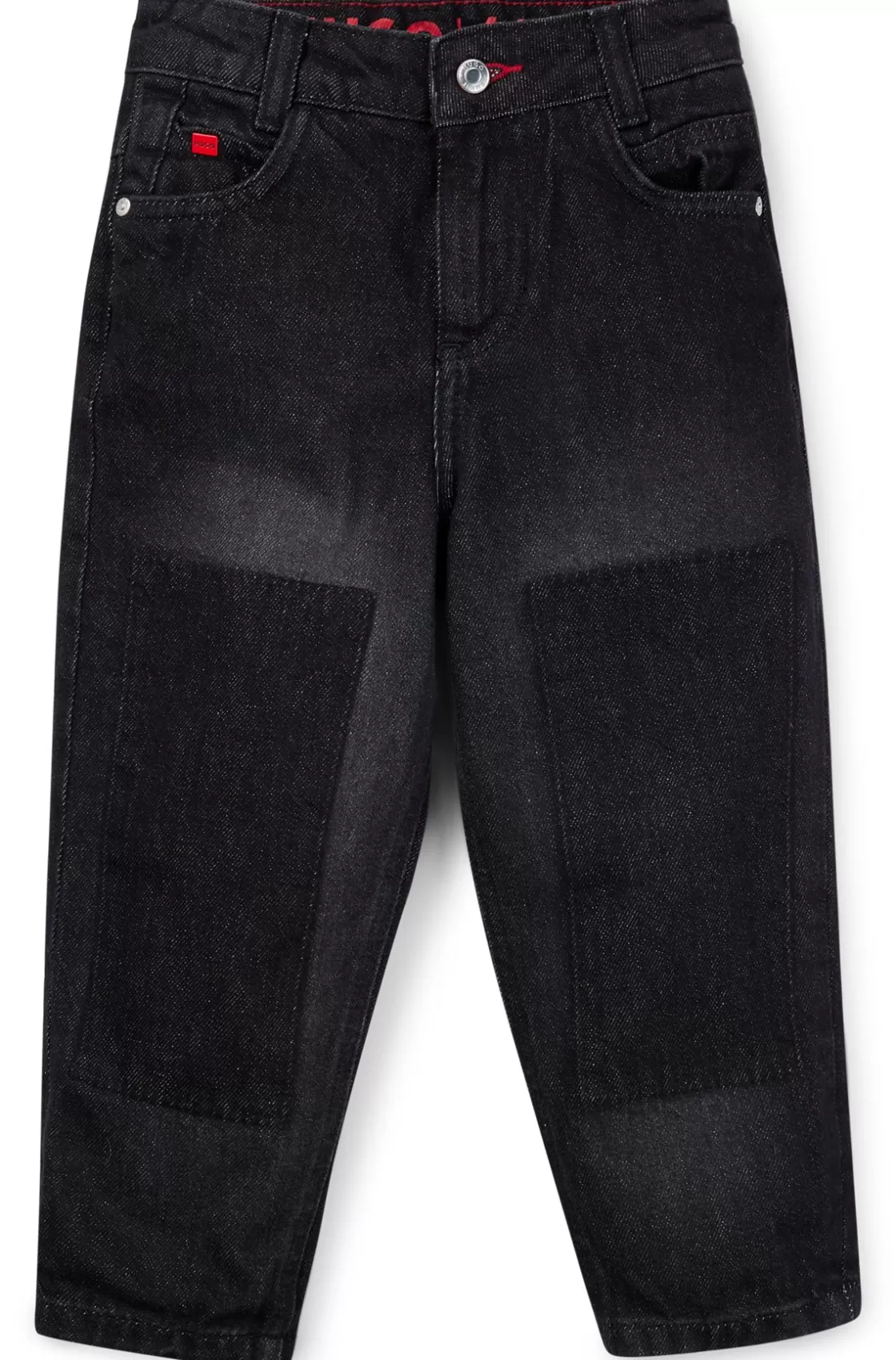 HUGO BOSS Kids' Loose-fit Jeans In Black Denim Dark Grey Best Sale