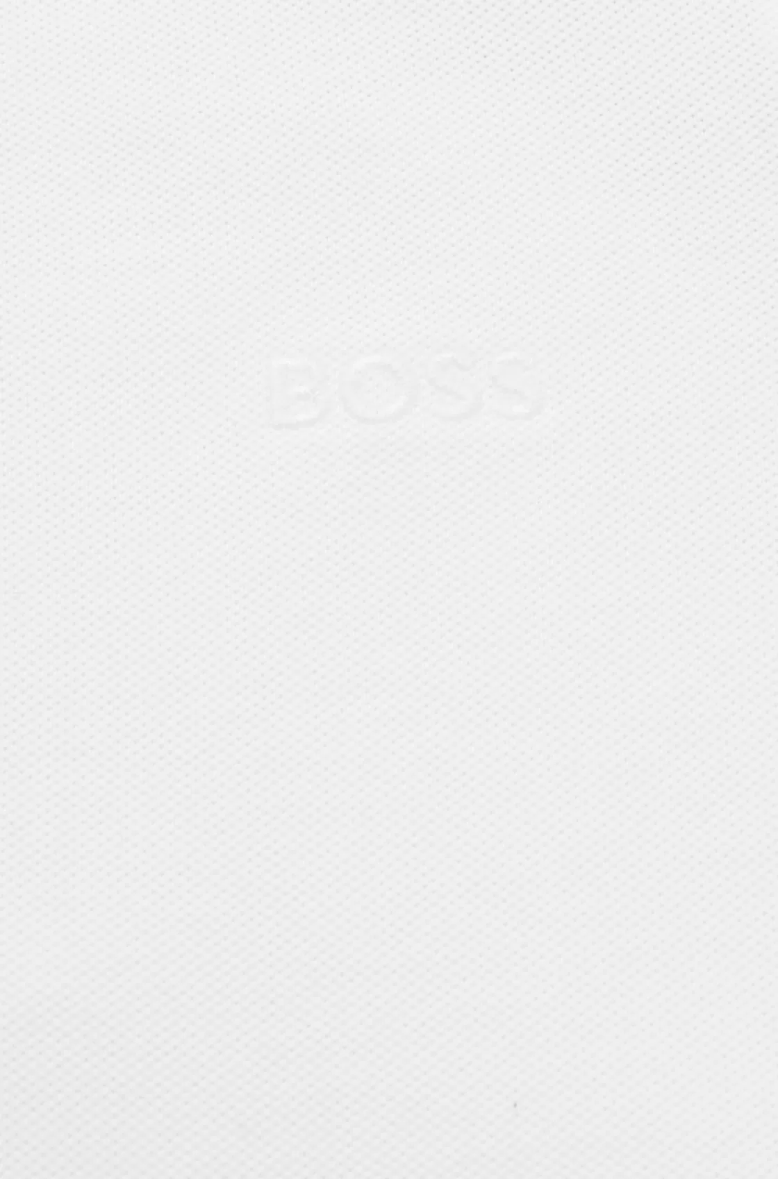 HUGO BOSS Kids' Polo Shirt In Cotton Piqué With Logo Detail White New