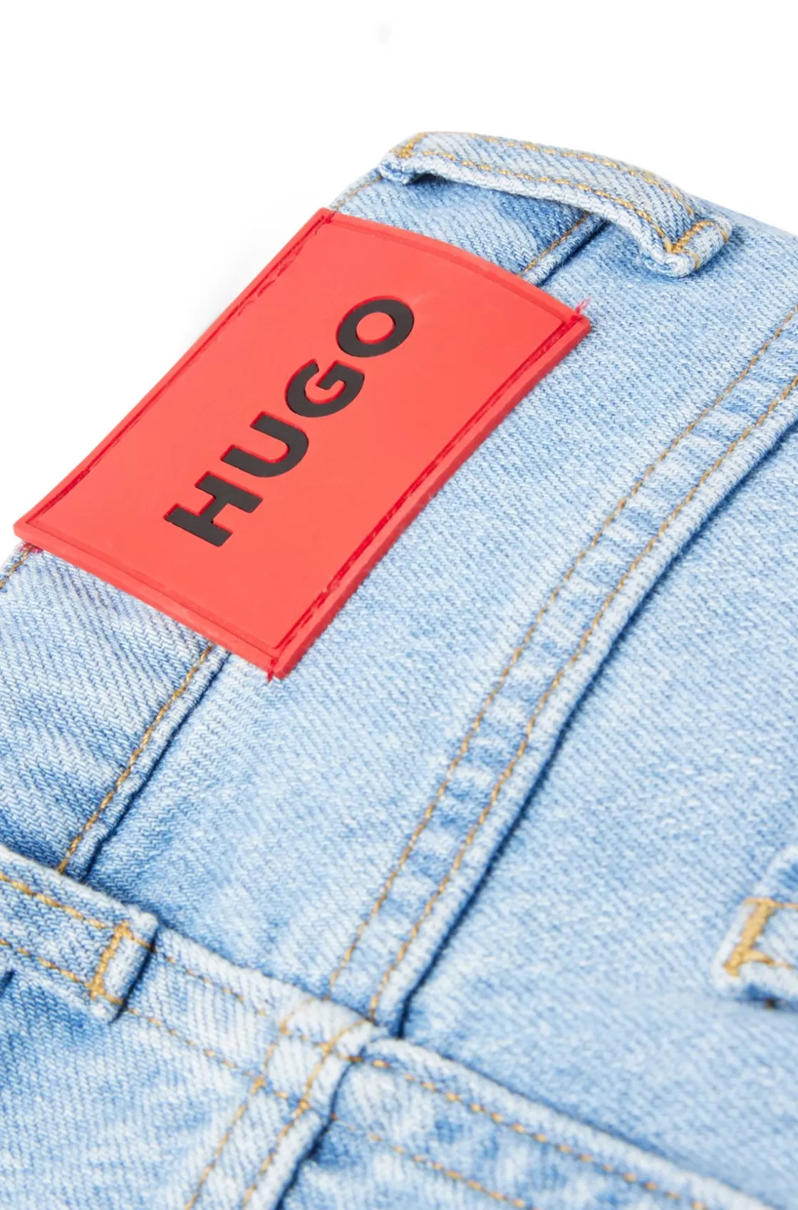 HUGO BOSS Kids' Regular-fit Jeans In Blue Stretch Denim Patterned Cheap