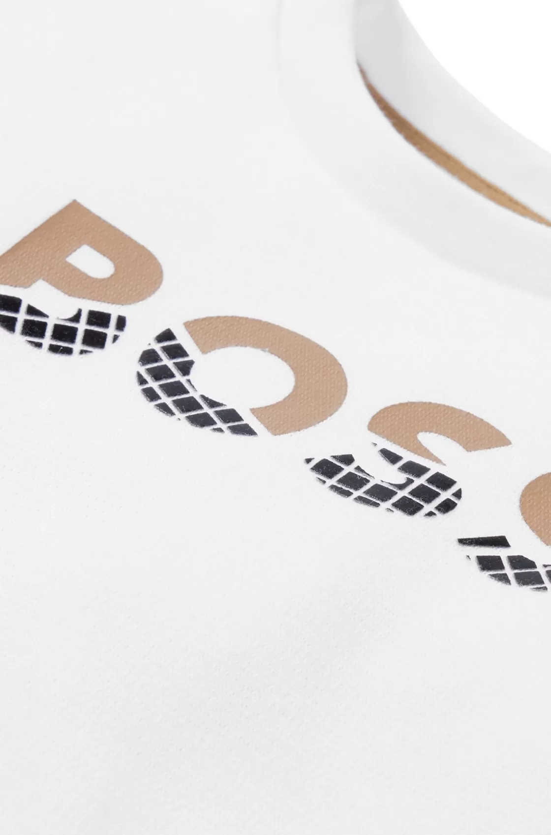 HUGO BOSS Kids' Sweatshirt In Cotton With Logo Print White Sale