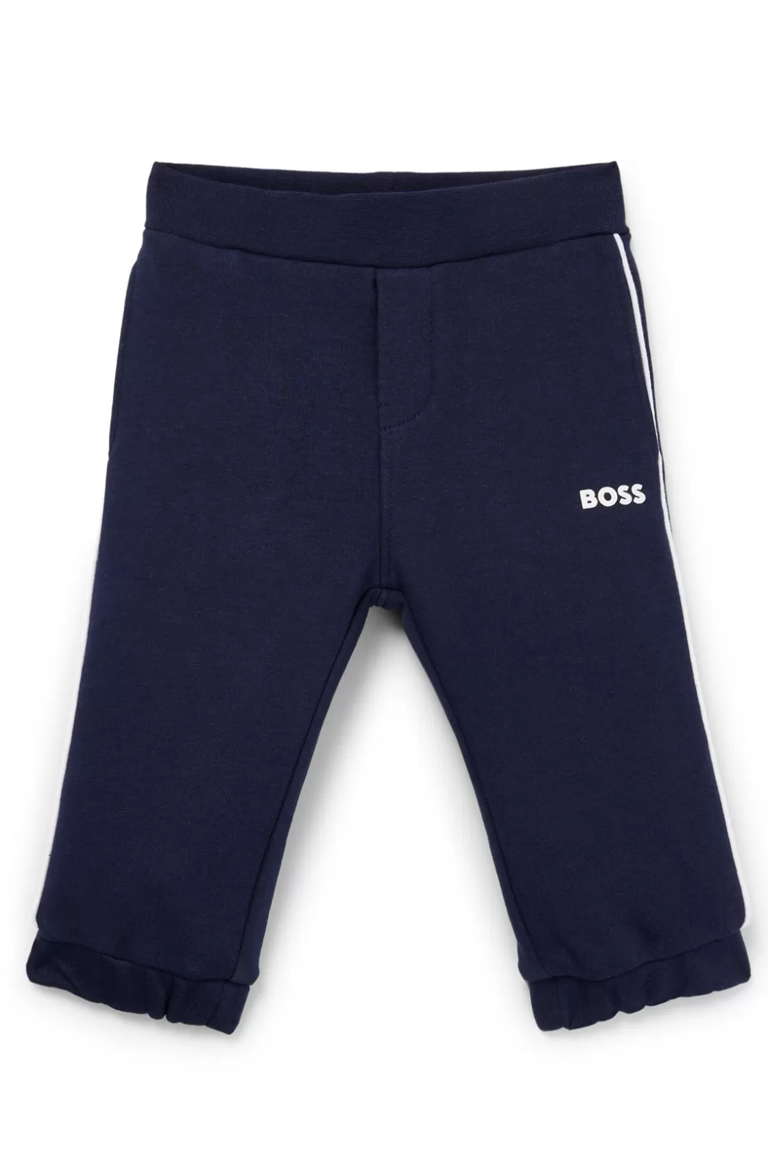 HUGO BOSS Kids' Tracksuit Bottoms With Logo Print Dark Blue Hot