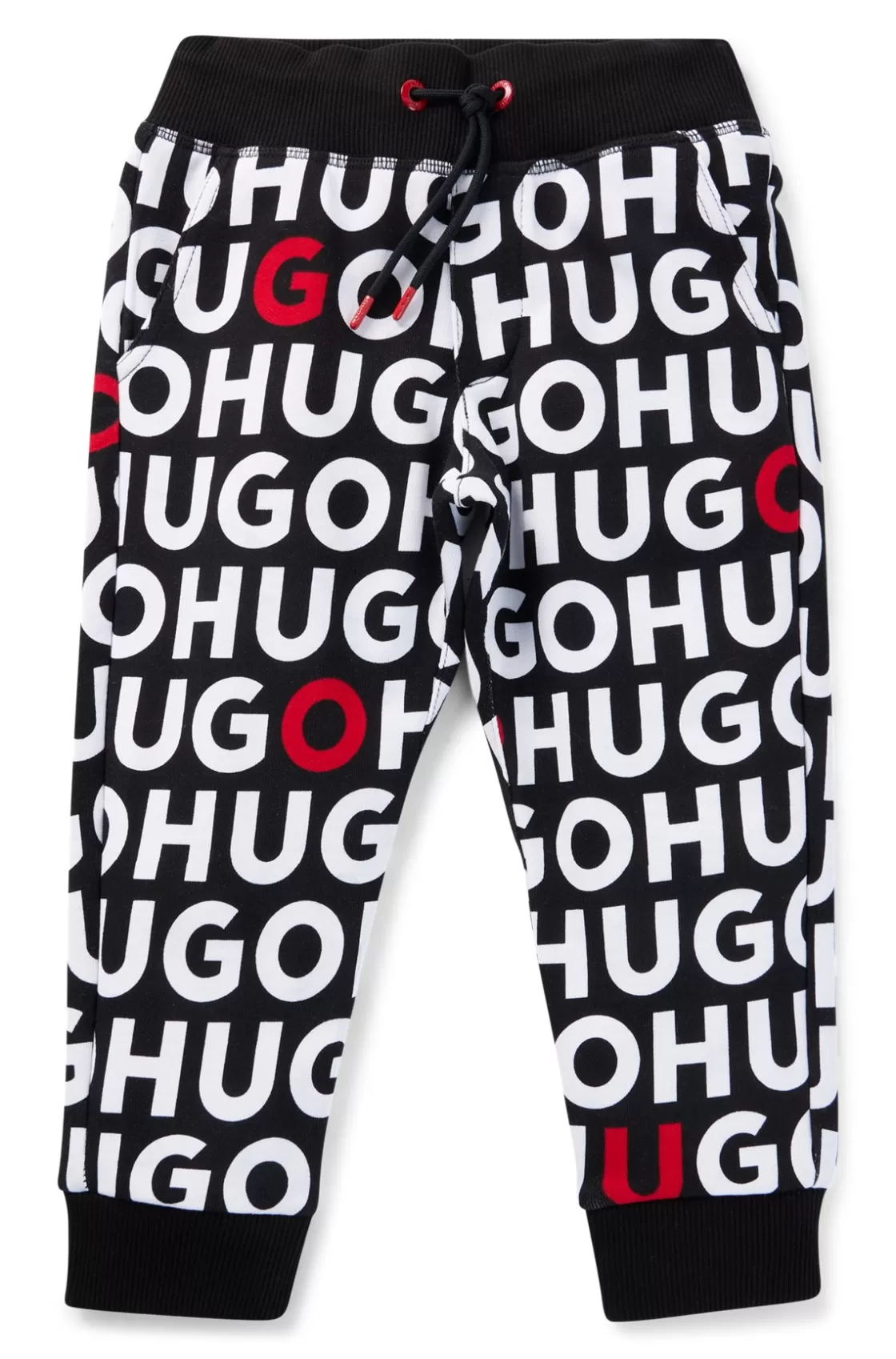 HUGO BOSS Kids' Tracksuit Bottoms With Repeat-logo Print Patterned Shop