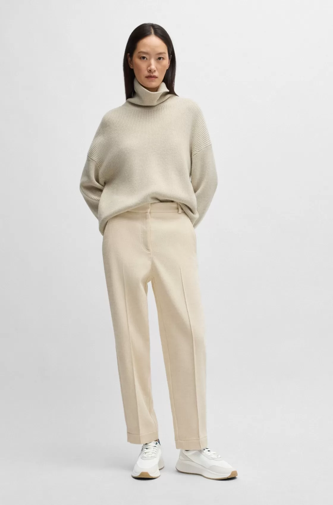HUGO BOSS THE CHANGE Sneakers Light Beige Clearance
