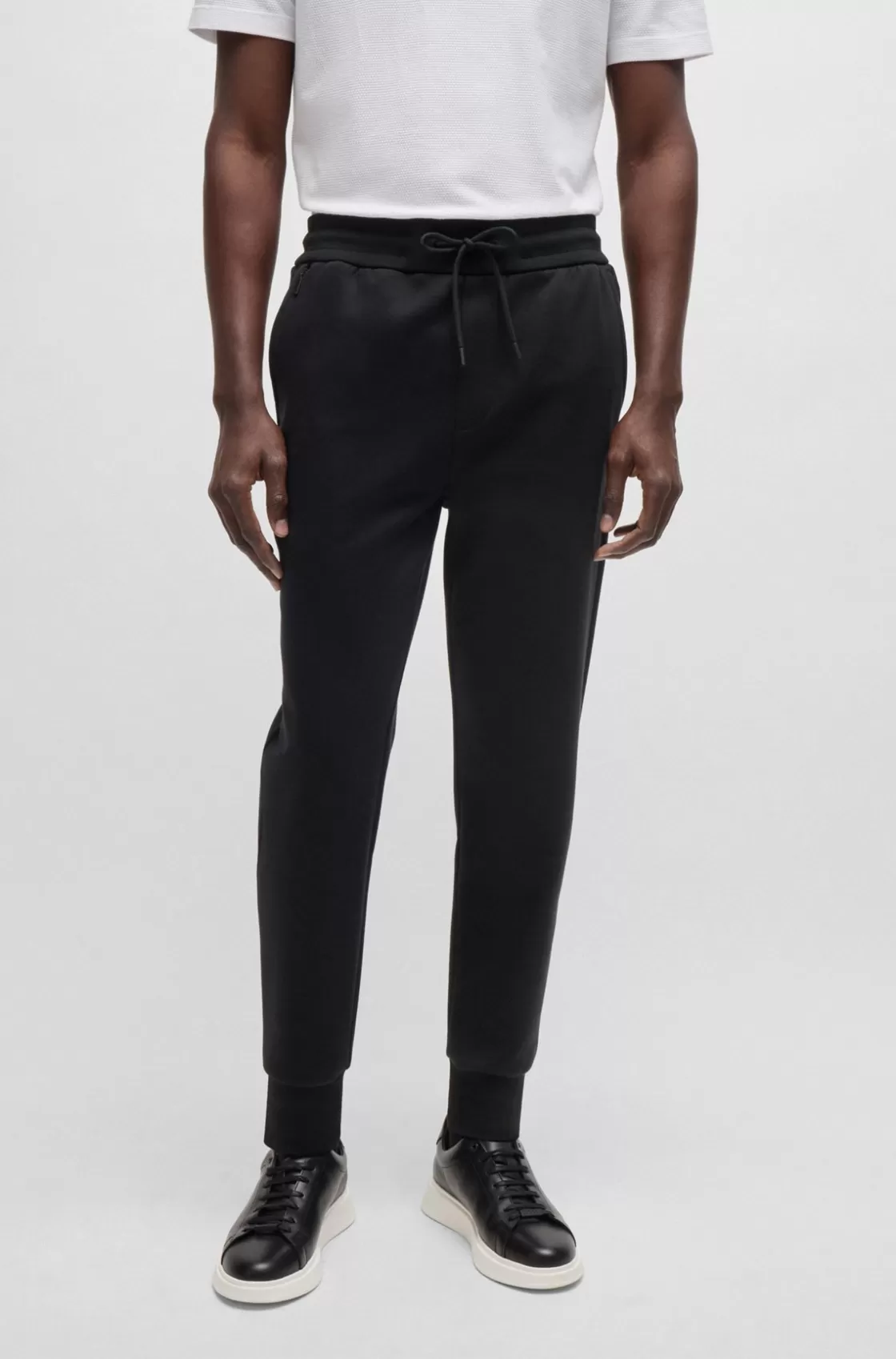 HUGO BOSS Tracksuit Bottoms With Contrast Insert Black Sale